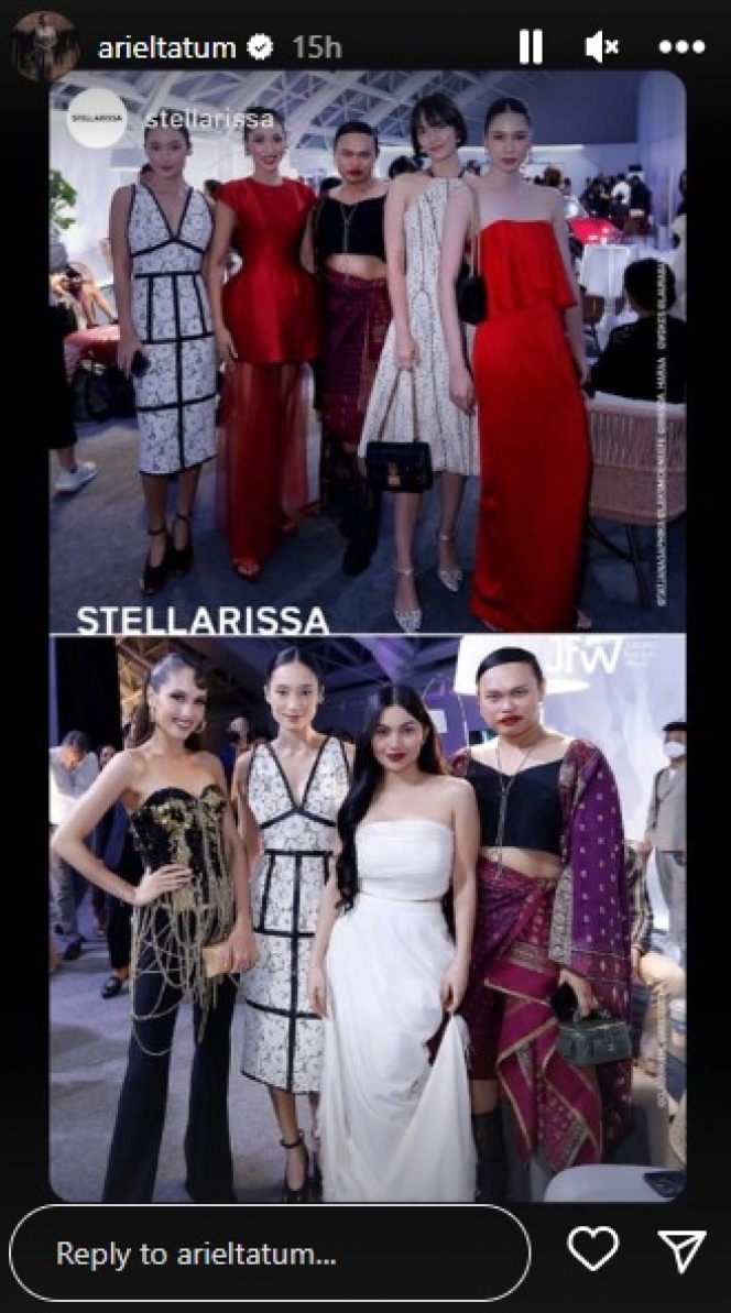 Deretan Potret Ariel Tatum Hadiri Jakarta Fashion Week, Tampil Anggun dengan Outfit Serba Putih