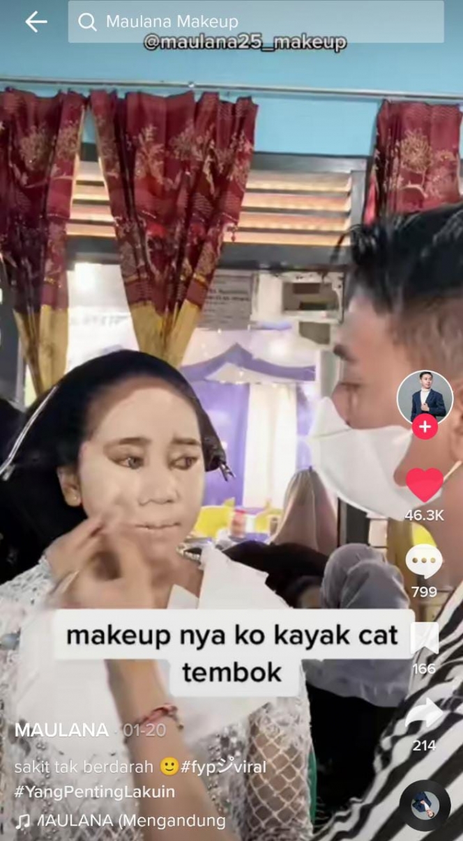 Make Up-nya Dibilang Kayak Cat Tembok, Potret Riasan MUA Ini Bikin Netizen Terpukau