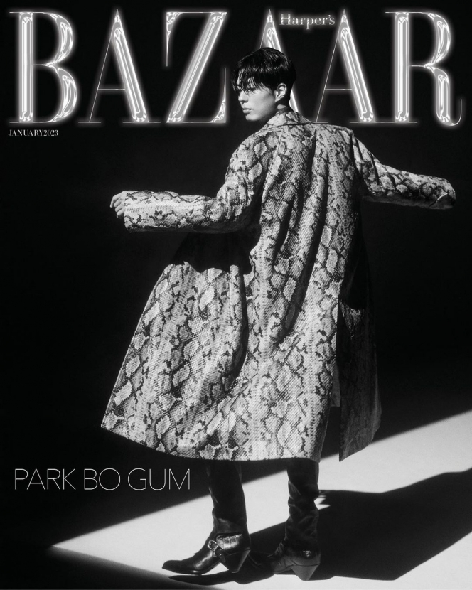 Auranya Bikin Silau, Ini 10 Potret Park Bo Gum Jadi Sampul Majalah Harpers Bazaar Korea