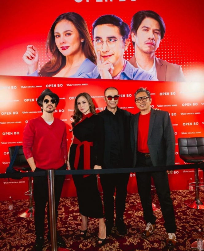 Potret Wulan Guritno Hadiri Press Conference Series Open BO, Menggoda Gunakan Dress Merah Super Ketat