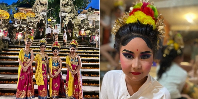 Diperkenalkan Budaya Sejak Kecil, Ini Deretan Potret Kinandari Putri Happy Salma saat Menari Bali di Acara Adat sang Ayah