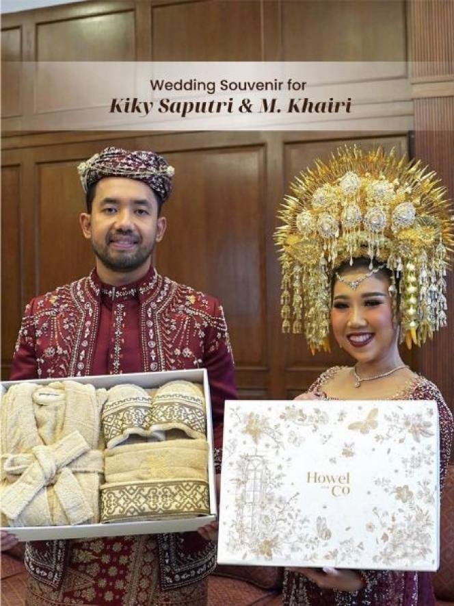 Ini Isi Souvenir Pernikahan Kiky Saputri dan Muhammad Khairi, Berguna Banget!