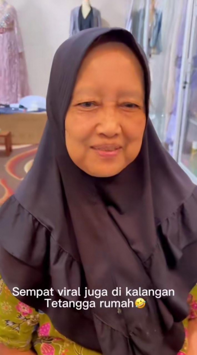 Potret Nenek Usia 67 Tahun Disulap Jadi Muda Lagi dengan Make Up, Hasilnya Bikin Pangling Banget