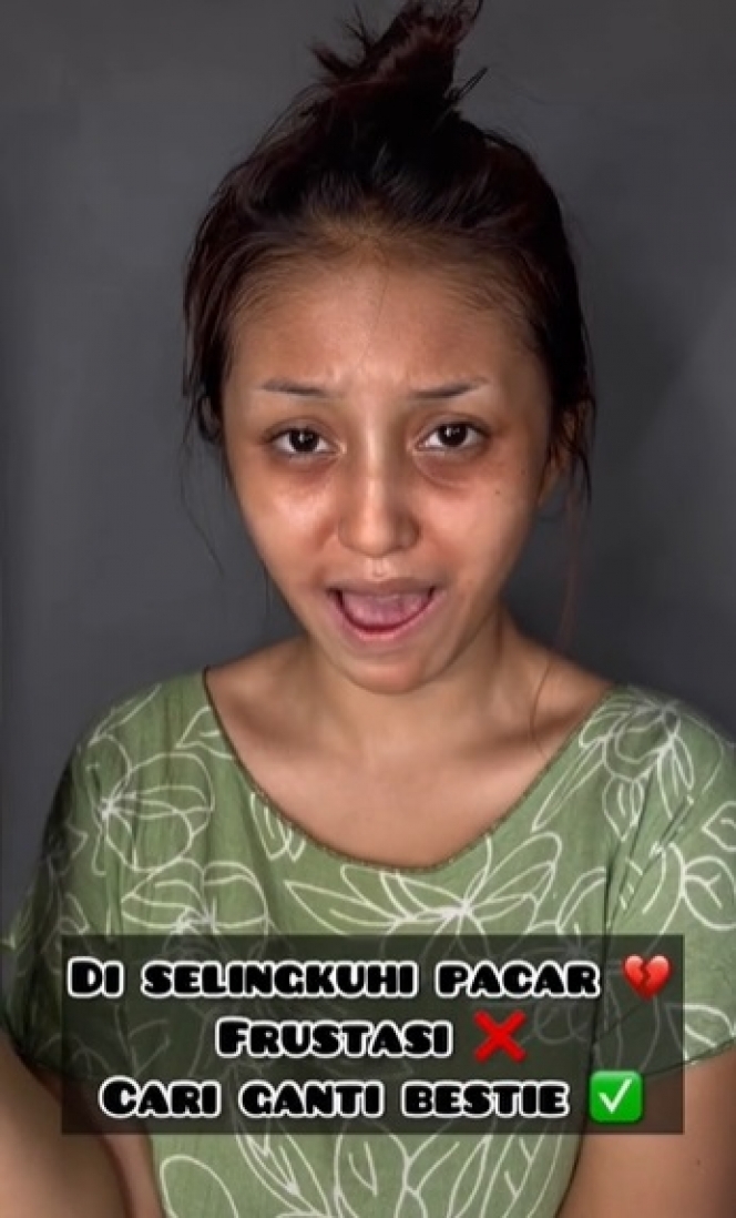 Makeup Sendiri Tanpa Bantuan MUA, Potret Transformasi Wanita Ini Dibilang Mirip Ayu Ting Ting!