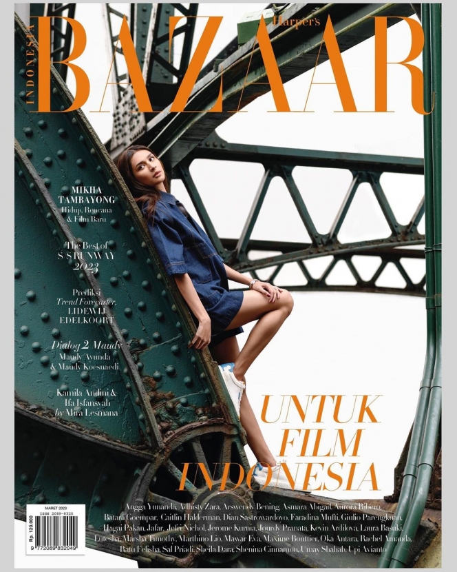 Cantiknya Unreal Banget, Ini Potret Mikha Tambayong di Majalah Harpers Bazaar