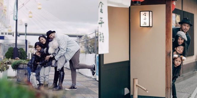 Deretan Potret Seru Liburan Keluarga Ryan Delon di Jepang, Romantis Ngonten ala FTV!