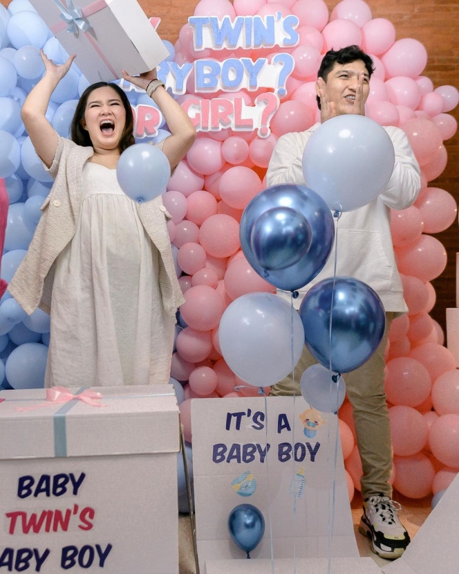 Potret Gender Reveal Masayu Clara yang Bakal Dikaruniai Bay Kembar, bahagia Banget!