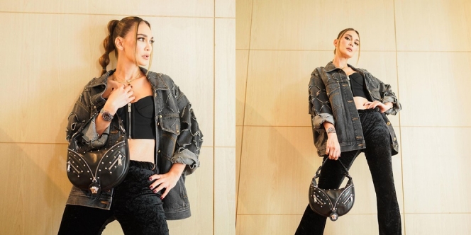 Cantik No Debat! Potret Luna Maya Tampil Kece Pakai Jaket jeans Bolong-Bolong Bikin Terpana Netizen