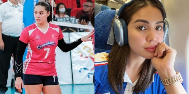 10 Potret Cantik Michele Gumabao, Ratu Kecantikan Filipina Sekaligus Atlet Timnas Voli SEA Games 2023