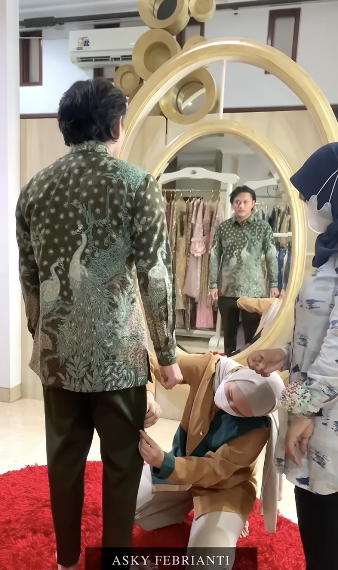 Deg-degan Banget, Ini 10 Momen Rizky Febian dan Mahalini Fitting Baju Lamaran yang Akhirnya Diungkap