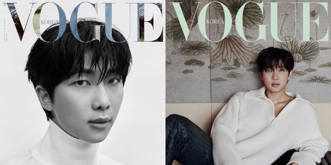10 Potret Menawan RM BTS Jadi Cover Majalah Vogue Korea, Pesonanya Auto Bikin Fans Klepek-Klepek