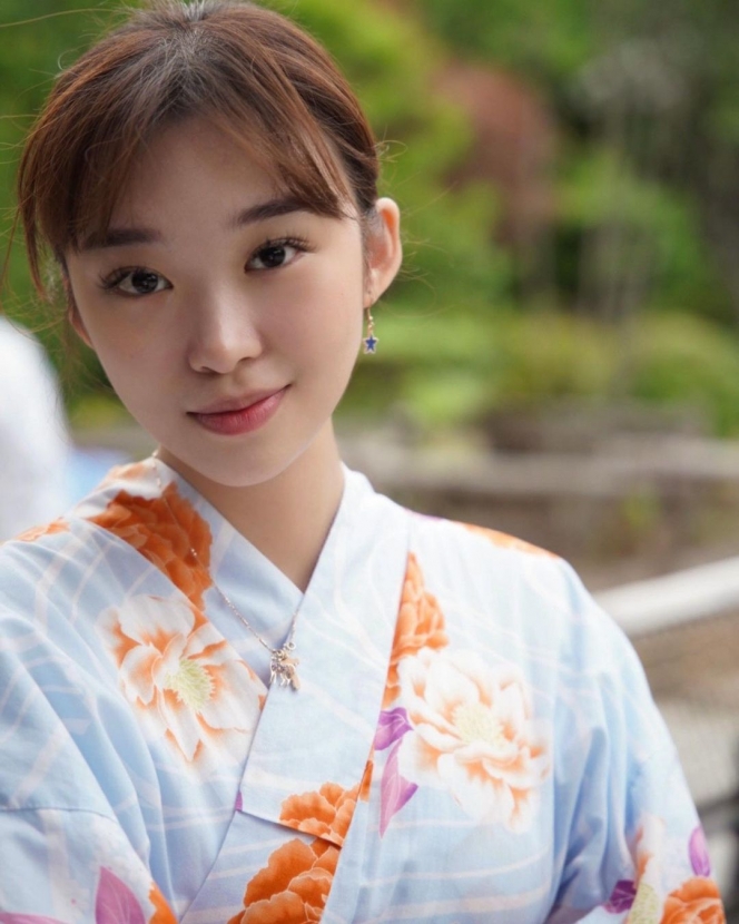 Deretan Potret Livy Renata Pakai Yukata, Kawaii Kayak Orang Jepang Asli!