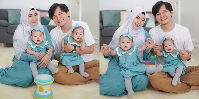 Potret Terbaru Si Kembar Alma dan Alsha Anak Anisa Rahma yang Kini Sudah Berusia 8 Bulan, Makin Gemas Overload!