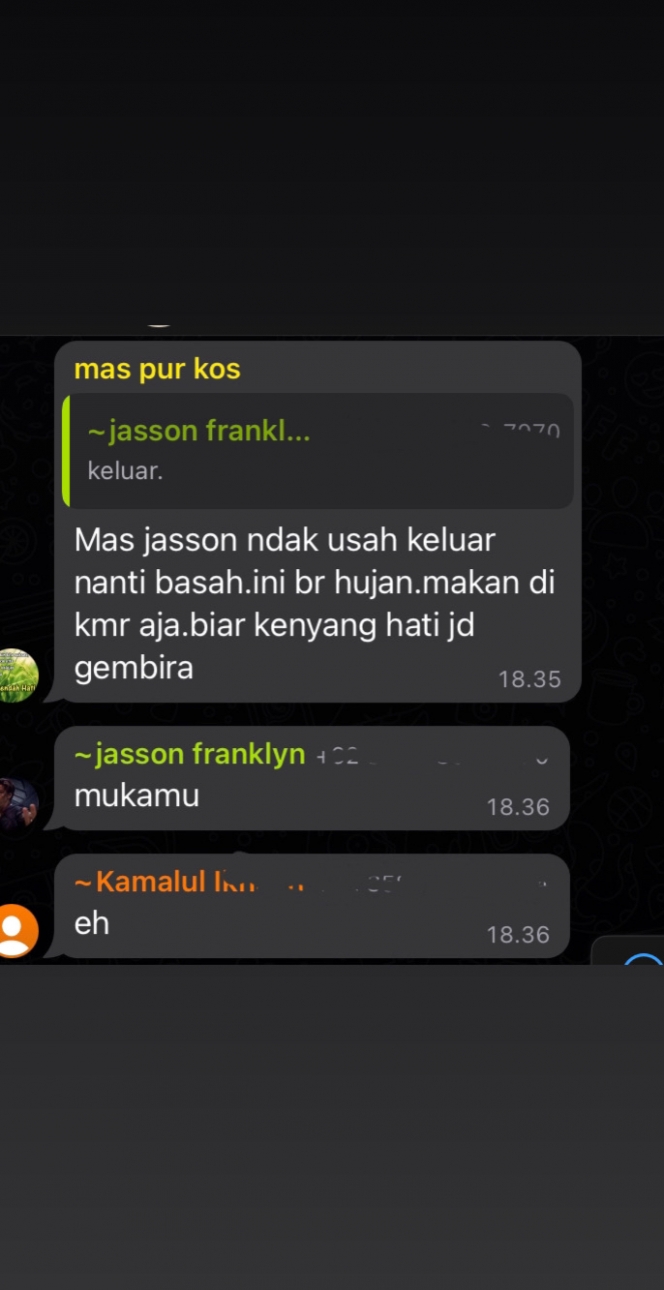 12 Screenshot dari Grup Chat Kos Cowok, Nomor 1 Kocak Banget! 