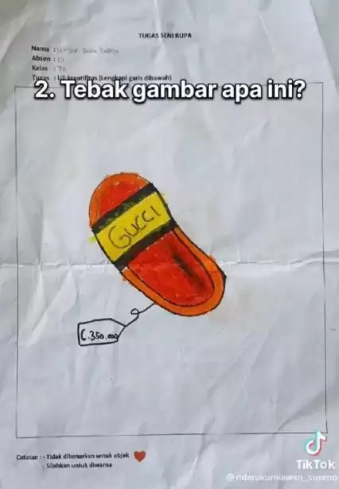 13 Potret Gambar Iseng Siswa Sekolah di Buku Pelajaran, Kreatif dan Kocak Abis!