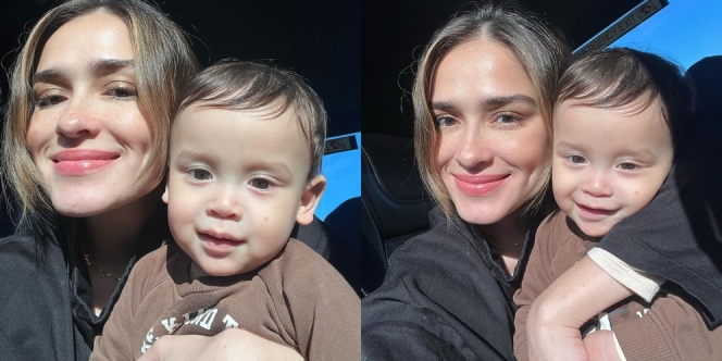 Potret Selfie Baby Yanick bareng Ibunya Yasmine Wildblood, Cute Abis!