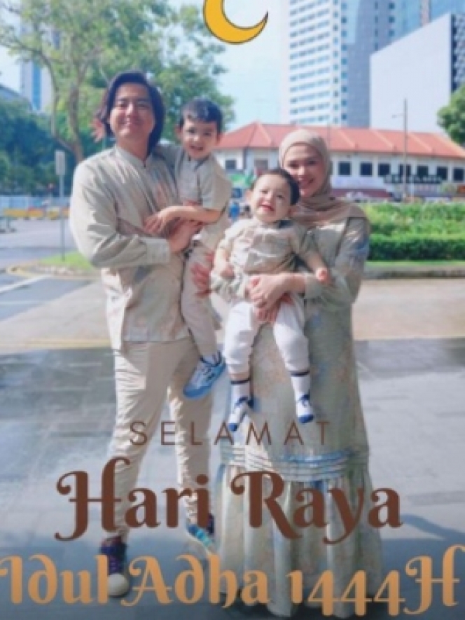 Curi Perhatian, Ini Deretan Potret Cut Meyriska dan Roger Danuarta yang Rayakan Idul Adha di Singapura