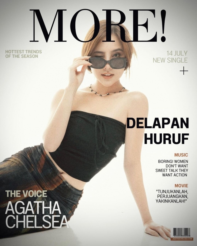 Agatha Chelsea Jalani Pemotretan untuk Promo Lagu Baru, Penampilannya Gorgeous dan Elegan Banget!