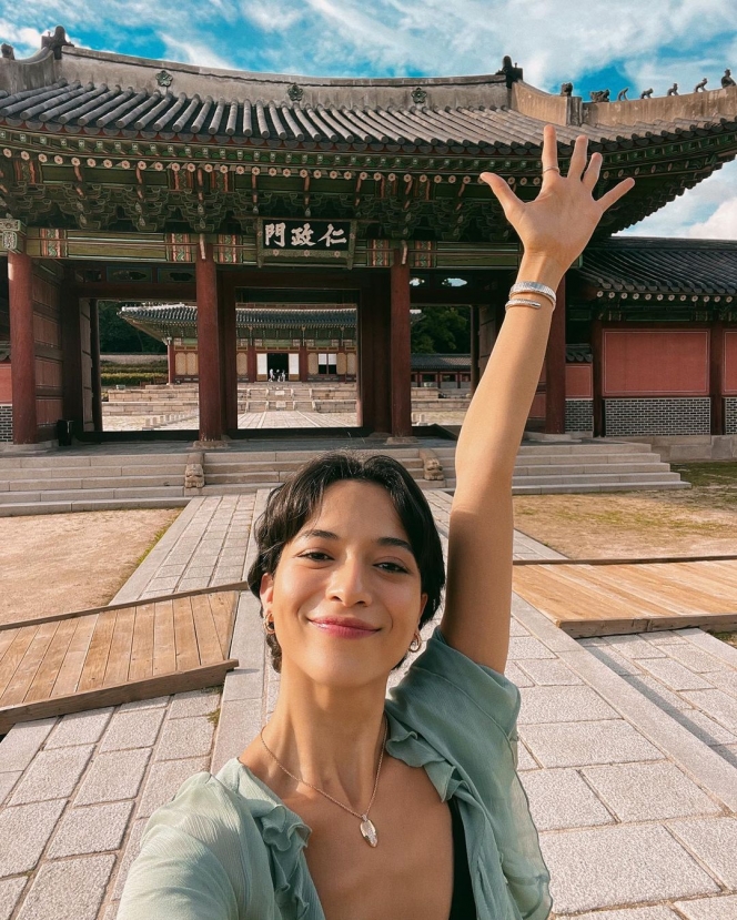 Kerja Sambil Liburan, Ini Potret Cantik Putri Marino di Korea Selatan yang Tuai Sorotan
