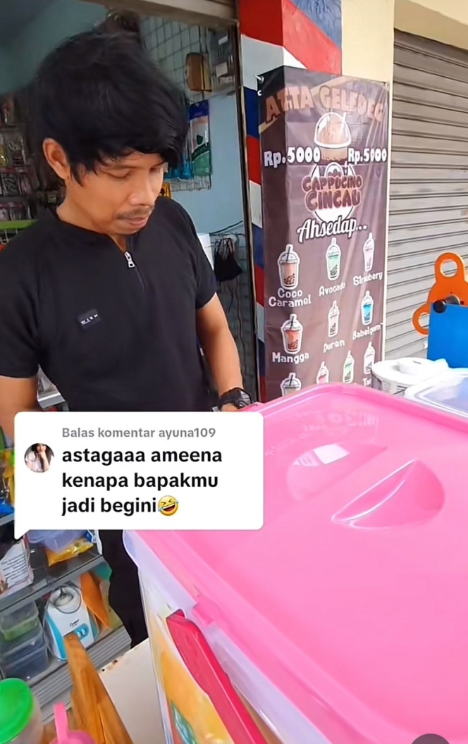 Potret Penjual Es Viral Mirip Atta Halilintar yang Bikin Netizen Auto Flashback