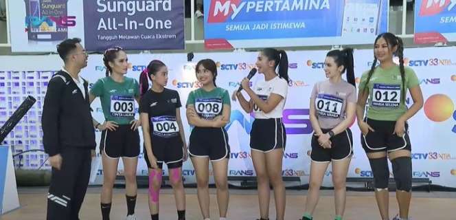 Potret Cinta Laura Menang Lomba Lari 100 Meter, Kalahkan Artis dan Lawan Lainnya