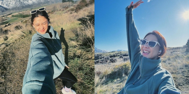 Bak Masih Gadis, ini Deretan Foto Selfie Nana Mirdad di New Zealand yang Berpose Berlatar Gunung Salju