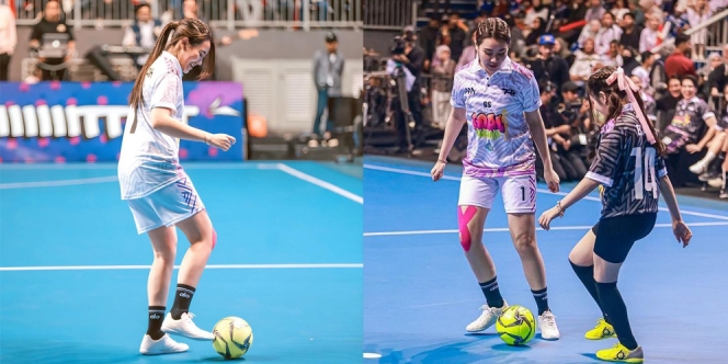 10 Potret Aaliyah Massaid Main Futsal, Si Nona Sporty yang Bikin Netizen Kepincut