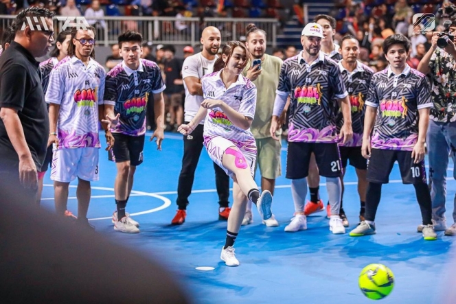 10 Potret Aaliyah Massaid Main Futsal, Si Nona Sporty yang Bikin Netizen Kepincut