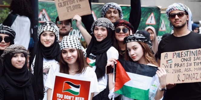 Deretan Potret Syifa Hadju Ikut Demo Bela Palestina, Perlihatkan Dukungan untuk Kemanusian! 