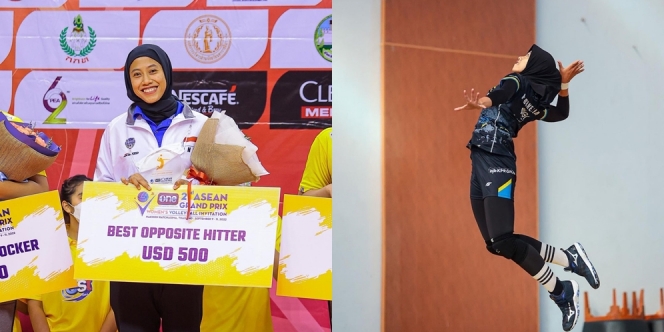 Dijuluki Ninja Berkerudung, 8 Potret Megawati Hangestri Pertiwi Atlet Voli Indonesia yang Debut di Liga Korea Selatan