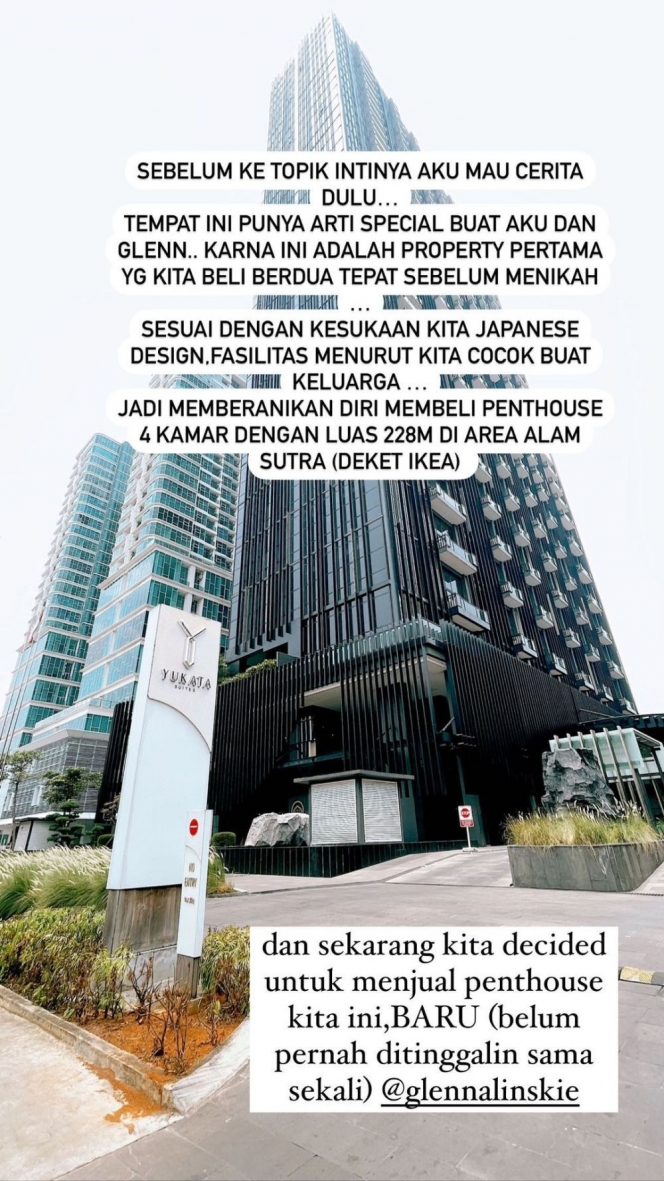 Deretan Potret Penthouse Chelsea Olivia dan Glenn Alinskie yang Dijual Rp7,5 M, Mewah Bergaya Jepang