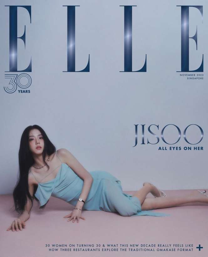 Pesona Jisoo BLACKPINK di Majalah ELLE Singapore, The Real Bidadari Turun dari Kahyangan!