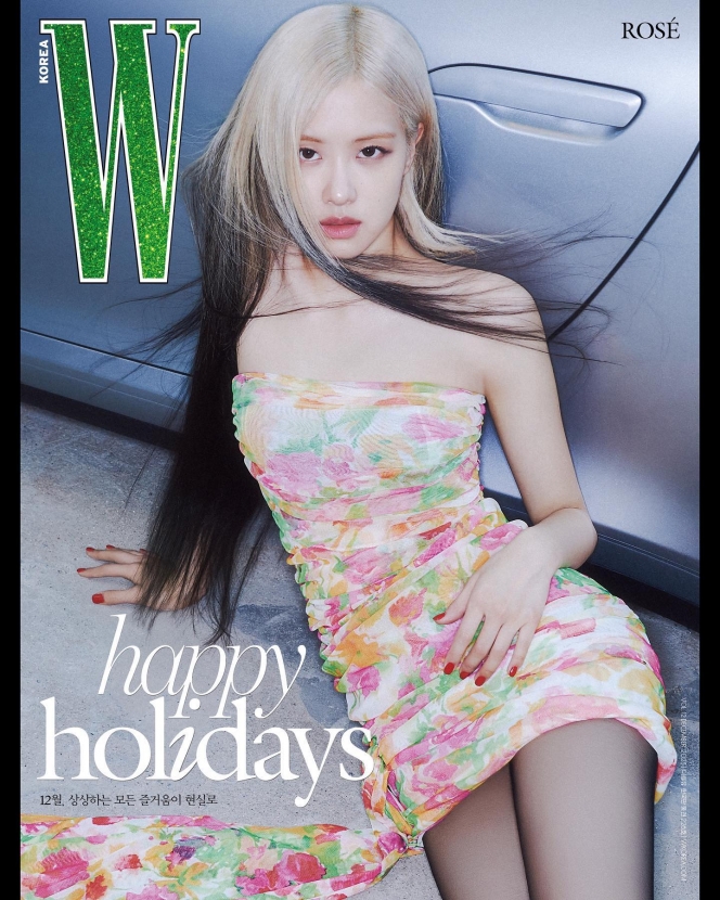 Cantik Paripurna, Rose BLACKPINK Sukses Bikin Terpana Penggemar di Cover Majalah W Korea
