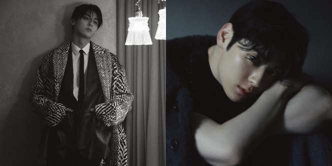 Tetap Ganteng Paripurna Meski Gelap-Gelapan, Hwang Min Hyuk Pamer Visual di Pemotretan Majalah Marie Claire Korea