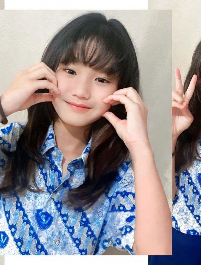 Rambut Poni Lurusnya Makin Mirip Idol Korea, Ini Potret Terbaru Bilqis Putri Ayu Ting Ting