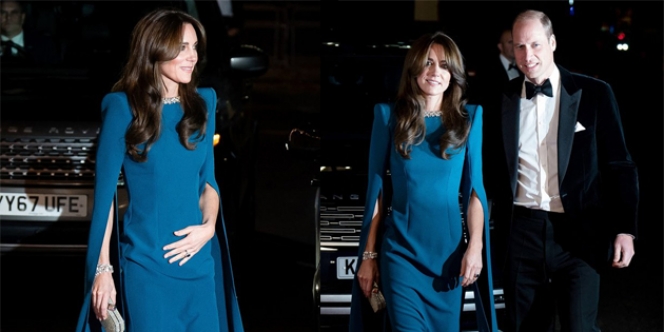 Diteror Pertanyaan, Potret Kate Middleton dan Prince William Hadiri Royal Variety Performance