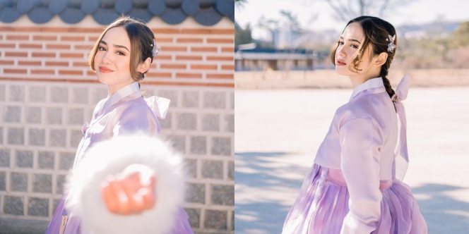 8 Potret OOTD Syifa Hadju Pakai Hanbok Waktu Liburan ke Korea, Mirip Cewek-cewek di Drakor nih!