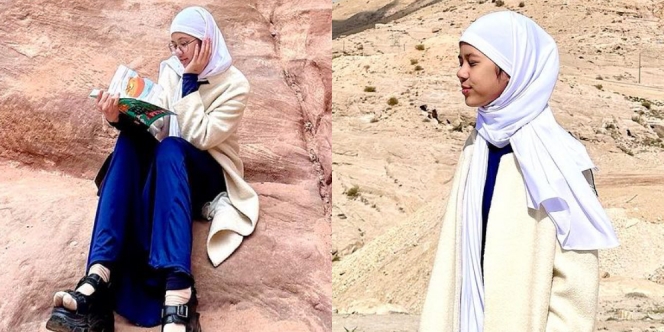 Makin Cantik, Ini 7 Potret Shafeea Anak Mulan Jameela dan Ahmad Dhani saat Pakai Hijab