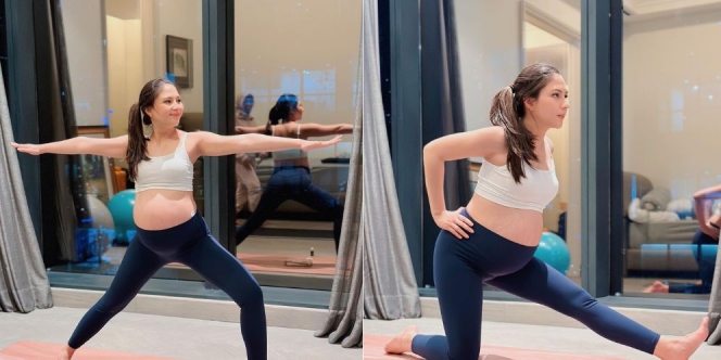 Intip Yuk Potret Jessica Mila Makin Rajin Lakukan Prenatal Yoga di Tengah Hamil Besar! 
