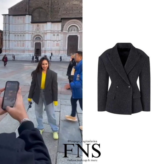 8 Harga Item Outfit Nagita Slavina saat Berkunjung ke Italia, Ada yang Harganya Setara Rumah Subsidi