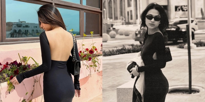 Potret Azizah Salsha Pakai Dress Ketat dengan Punggung Terbuka, Netizen Ngaku Iri Lihat Body Goalsnya!