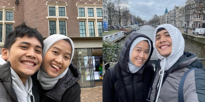 Takut Diajak Kampanye, Ini Potret Bintang Emon yang Pilih Liburan ke Belanda Bareng Istri