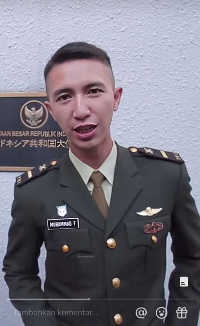 Potret Muhammad Fardhan Calon Suami Ayu Ting Ting, TNI Tampan Lulusan Akademi Militer Jepang