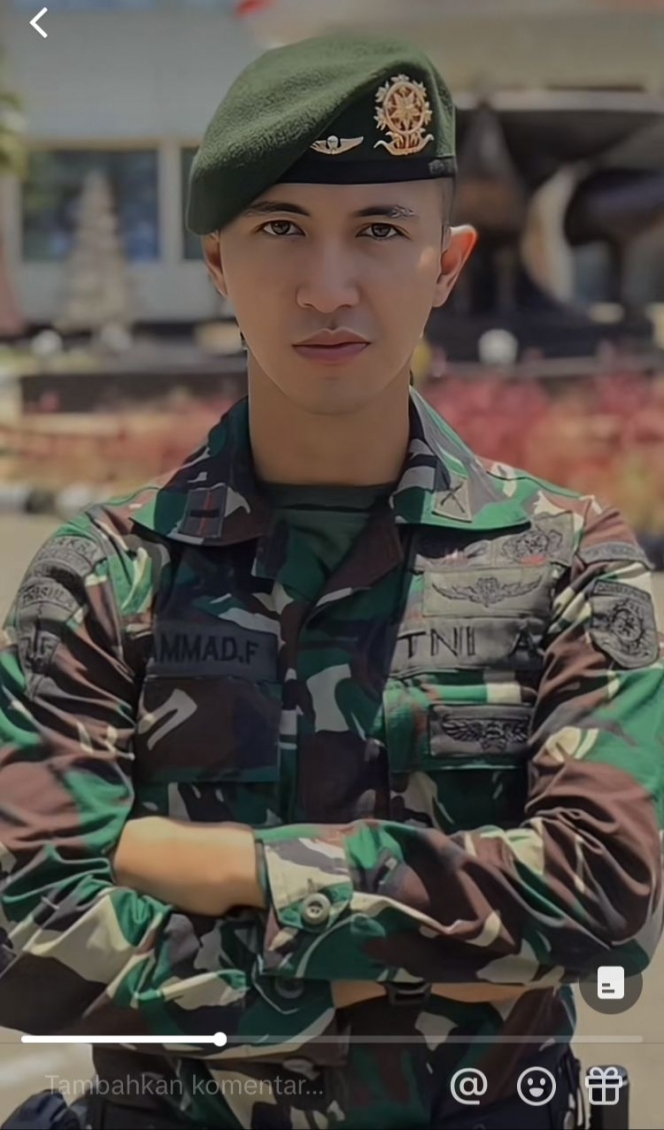Potret Muhammad Fardhan Calon Suami Ayu Ting Ting, TNI Tampan Lulusan Akademi Militer Jepang