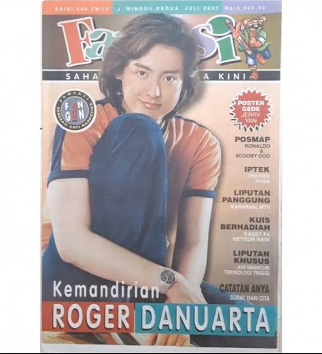 Kumpulan Foto Lawas Roger Danuarta di Majalah dan Poster, Idola Paling Ganteng Pada Jamannya!