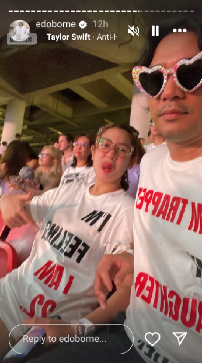 Deretan Potret Hesti Purwadinata Nonton Konser Taylor Swift Di Singapura, Bersenang-senang dan Kembali Muda