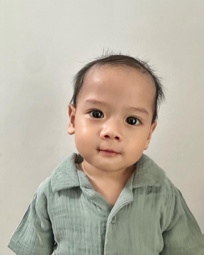 Foto Gemas Baby Mikail Anak Alvin Faiz dan Henny Rahman yang Kini Genap Berusia 1 Tahun, Dulu Sempat Tak Diperlihatkan Wajahnya
