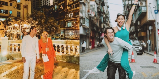 8 Foto Awkarin Liburan ke Makau Bareng Pacar, Didoakan Netizen Segera Menikah