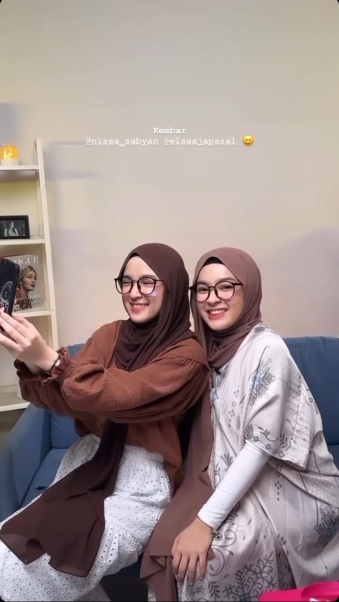 Deretan Foto Nissa Sabyan dan Eca Aura yang Disebut Seperti Kembar Terpisah, Mirip Banget!