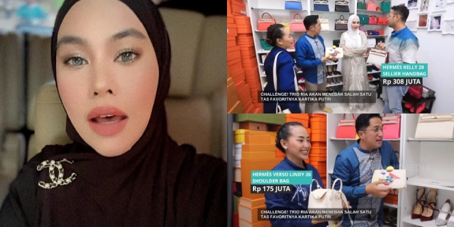 10 Foto Kartika Putri Pamer Koleksi Tas Branded, Diingatkan Netizen Tentang Hisab di Akhirat